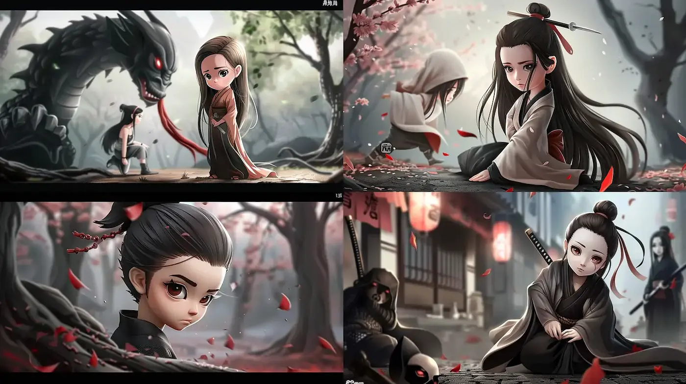 Stylized and Expressive Characters with a Rich Cultural Aesthetic - Midjourney sref style