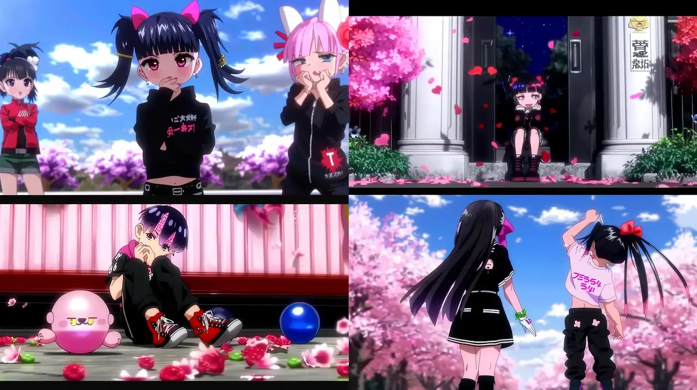 Anime-inspired visuals with vibrant elements and modern aesthetics - Midjourney sref style