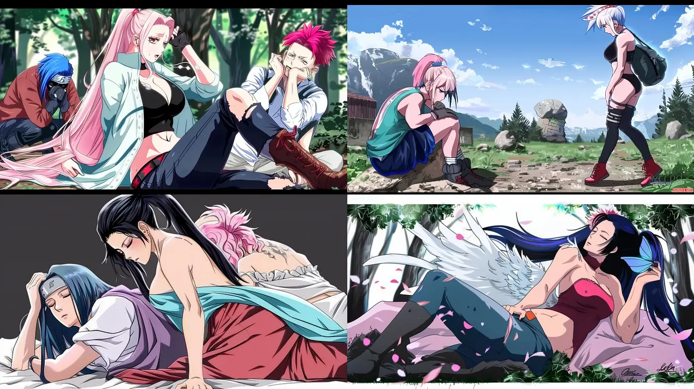 Vibrant Anime-Inspired Visual Harmony with Rich Contrasts and Expressive Character Portrayals - Midjourney sref style