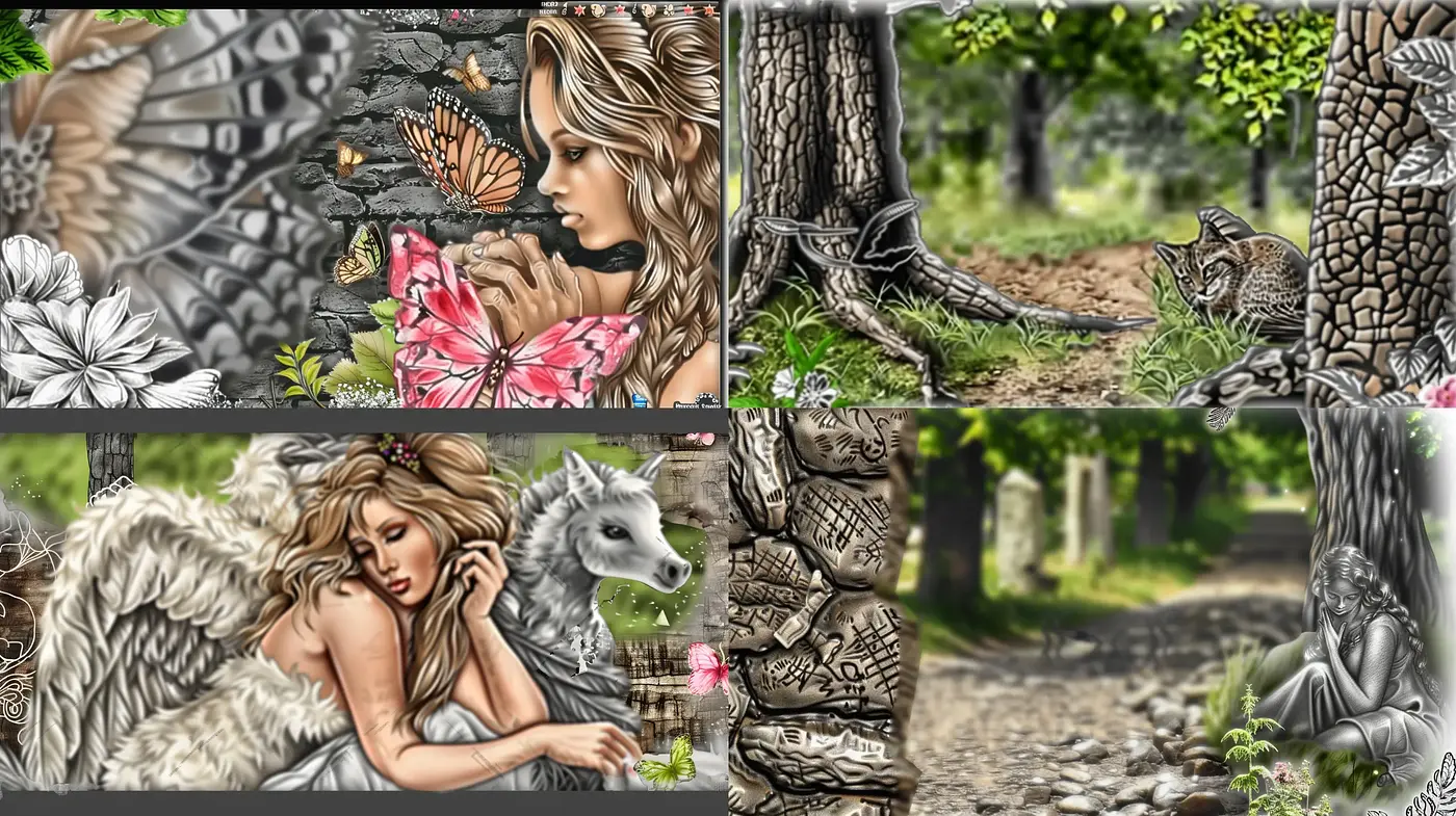 Enchanted Realism with a Surreal Woodland Infusion - Midjourney sref style