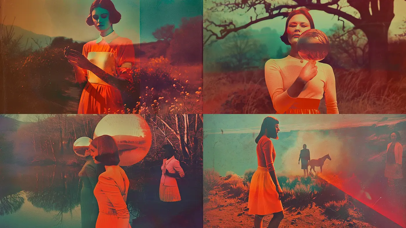 Surreal Nostalgia in Sepia Tones - Midjourney sref style