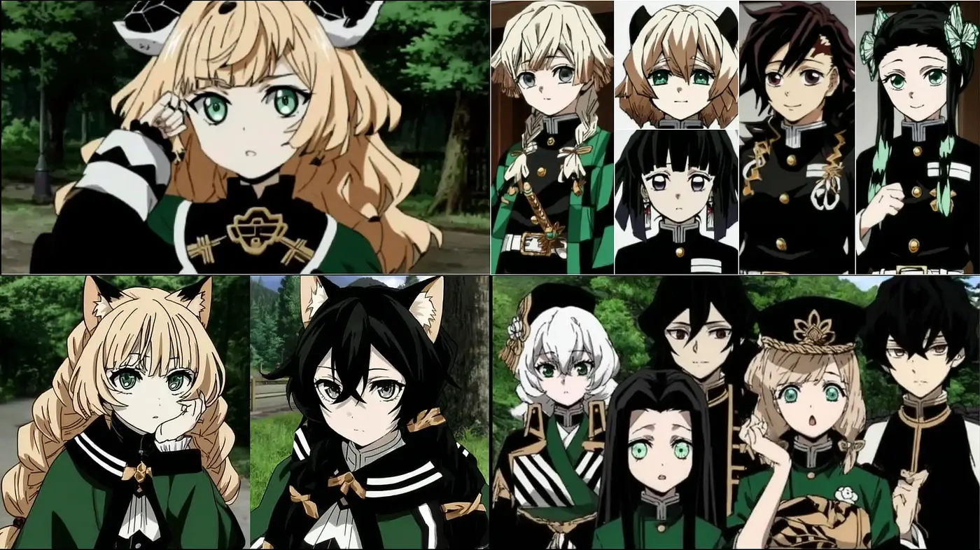Anime-inspired series with intricate character design and lush backgrounds - Midjourney sref style