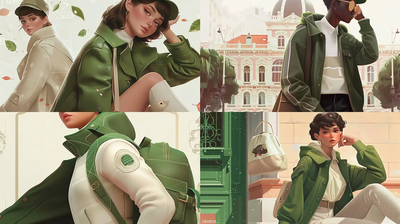 Soft Pastel Elegance with Contemporary Illustration - Midjourney sref style