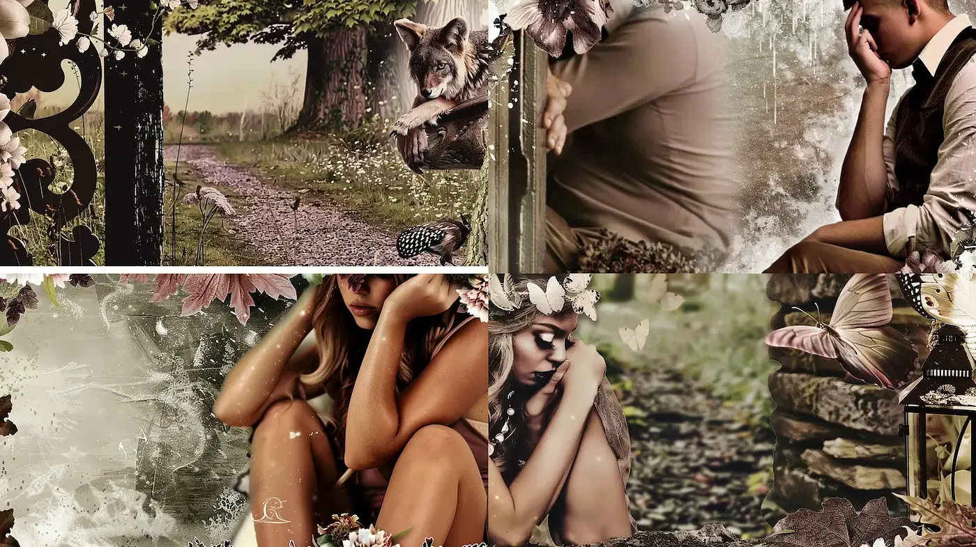 Whimsical and Dreamlike Aesthetic with Nature Influences - Midjourney sref style