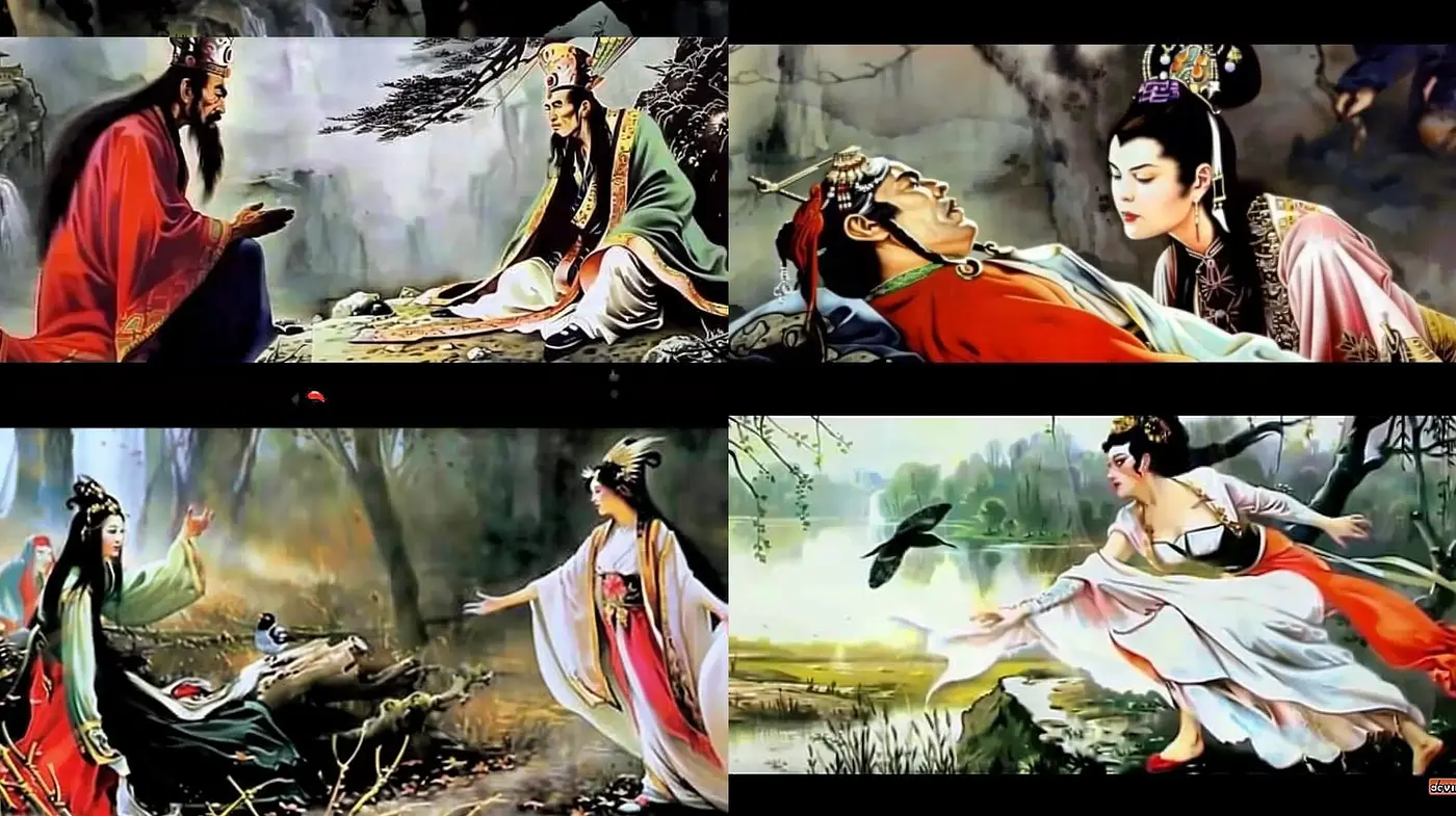 Ethereal Traditional Asian Art Homage - Midjourney sref style