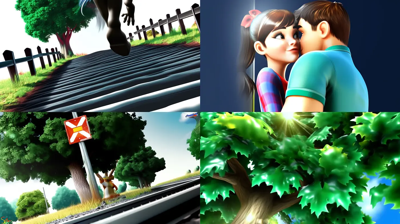 Saturated Storybook Harmony: A Cohesive Exploration of Vivid Cartoon Realism - Midjourney sref style