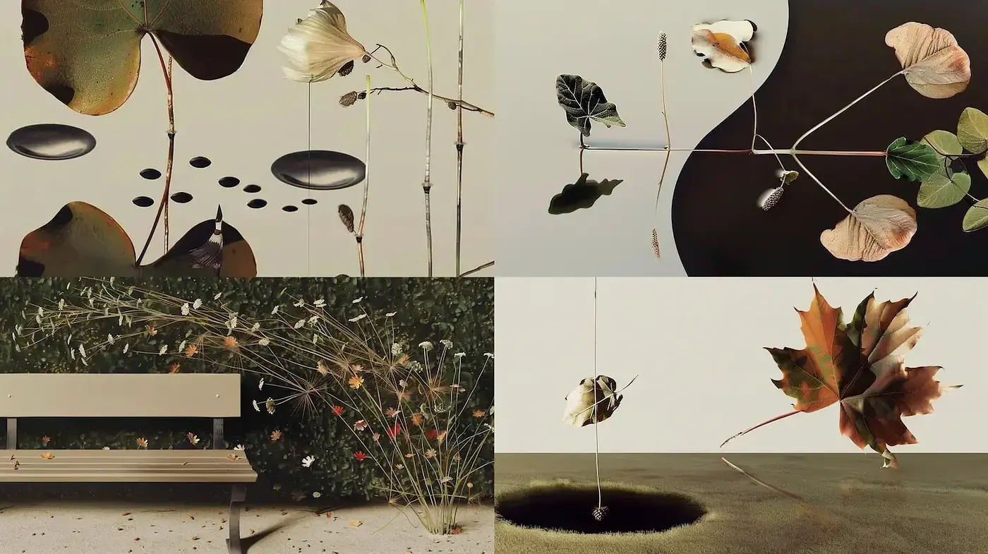 Nature-Inspired Design with Ethereal Elements and a Dreamlike Quality - Midjourney sref style