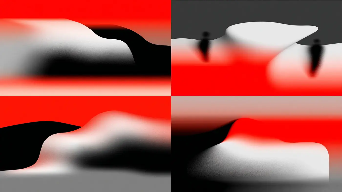 Contemporary Abstract Landscapes with a Minimalist Approach - Midjourney sref style