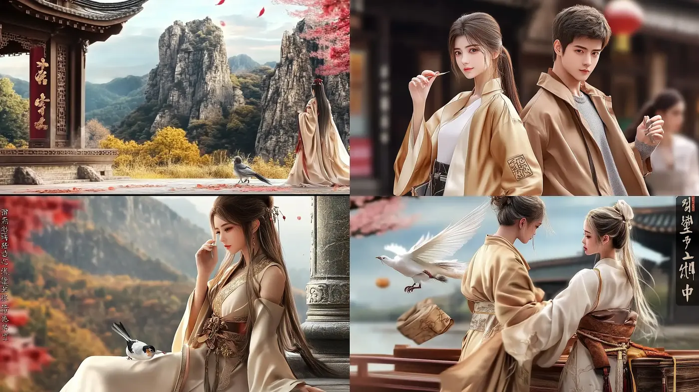 Ethereal Elegance of Ancient Far Eastern Influence - Midjourney sref style