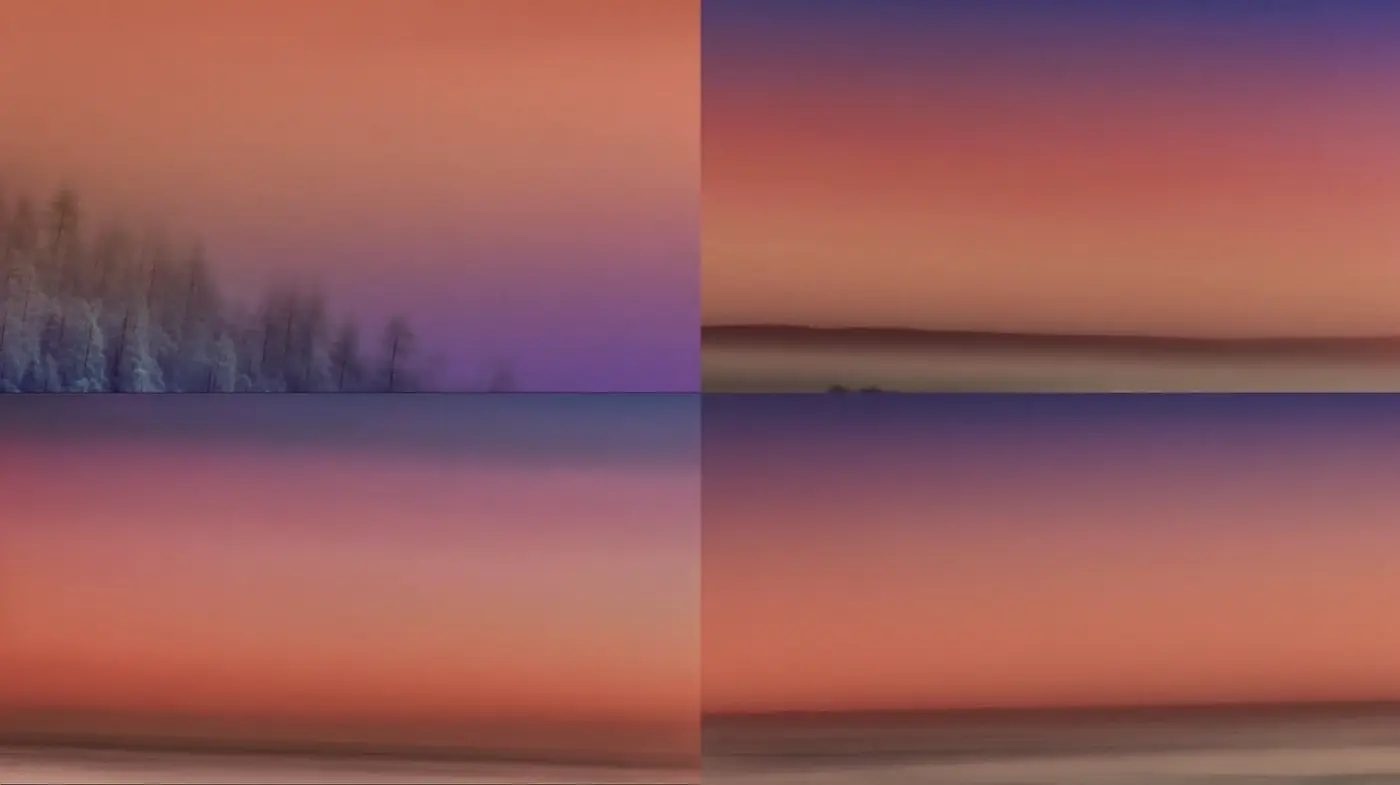 Serene landscapes with a dreamlike, ethereal atmosphere - Midjourney sref style