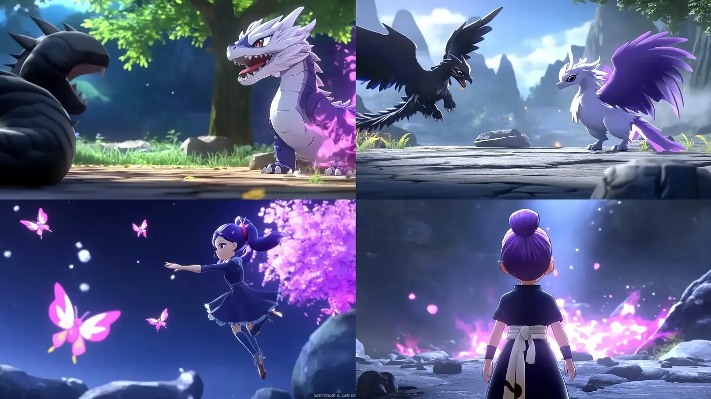 Ethereal Fantasy Animation with Vibrant Hues and Dreamlike Imagery - Midjourney sref style