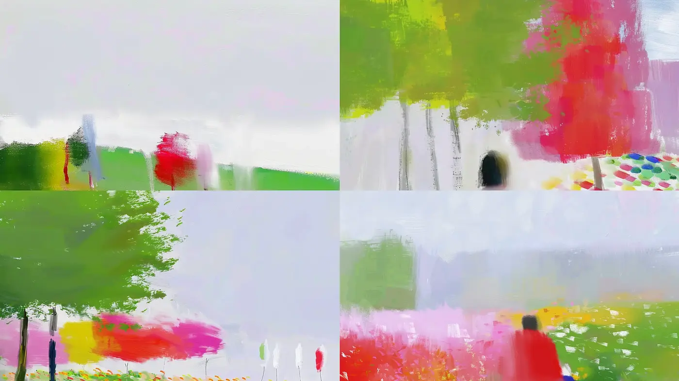 Whimsical Brushwork and Pastoral Hues: A Consistent Seed-Generated Style - Midjourney sref style