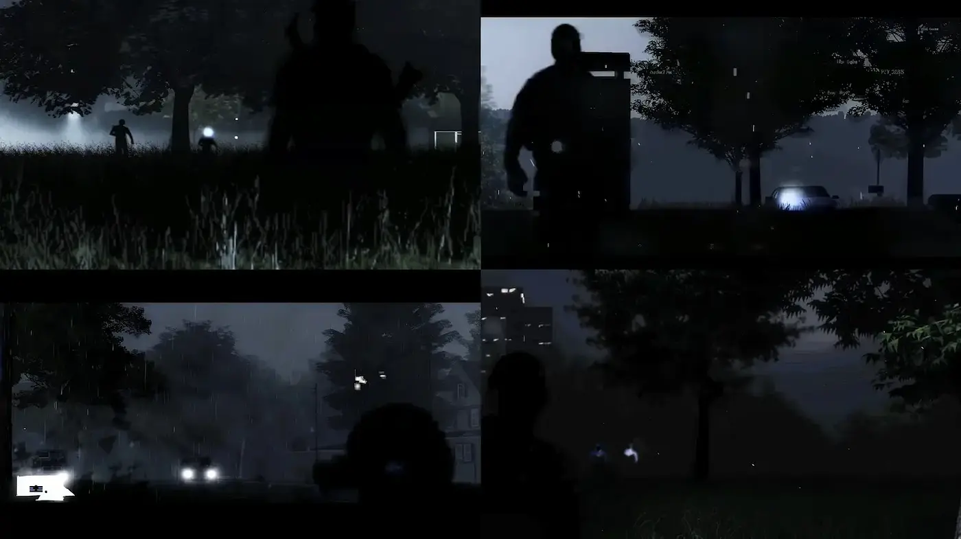 Moody, atmospheric digital artwork with dramatic lighting and shadow play - Midjourney sref style