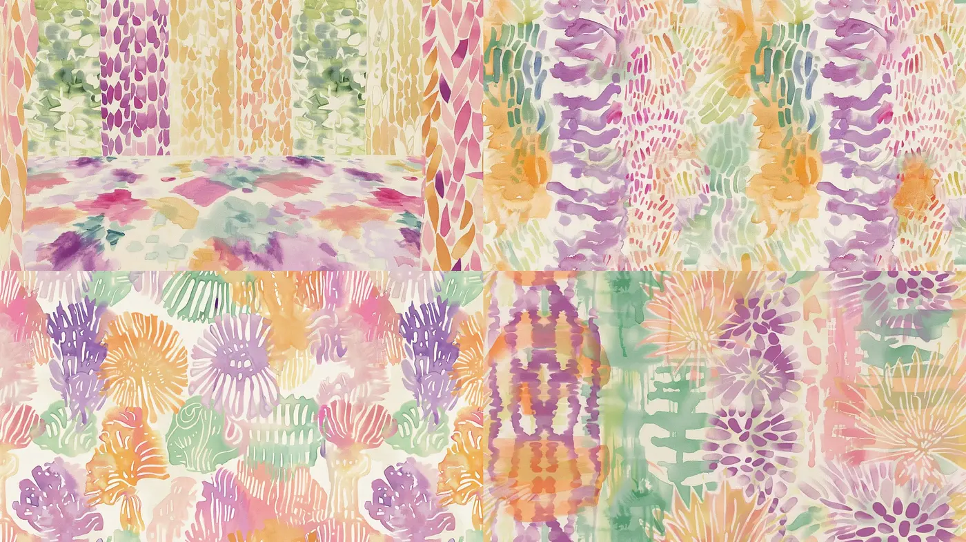 Whimsical Watercolor Botanicals with an Ethereal Quality - Midjourney sref style