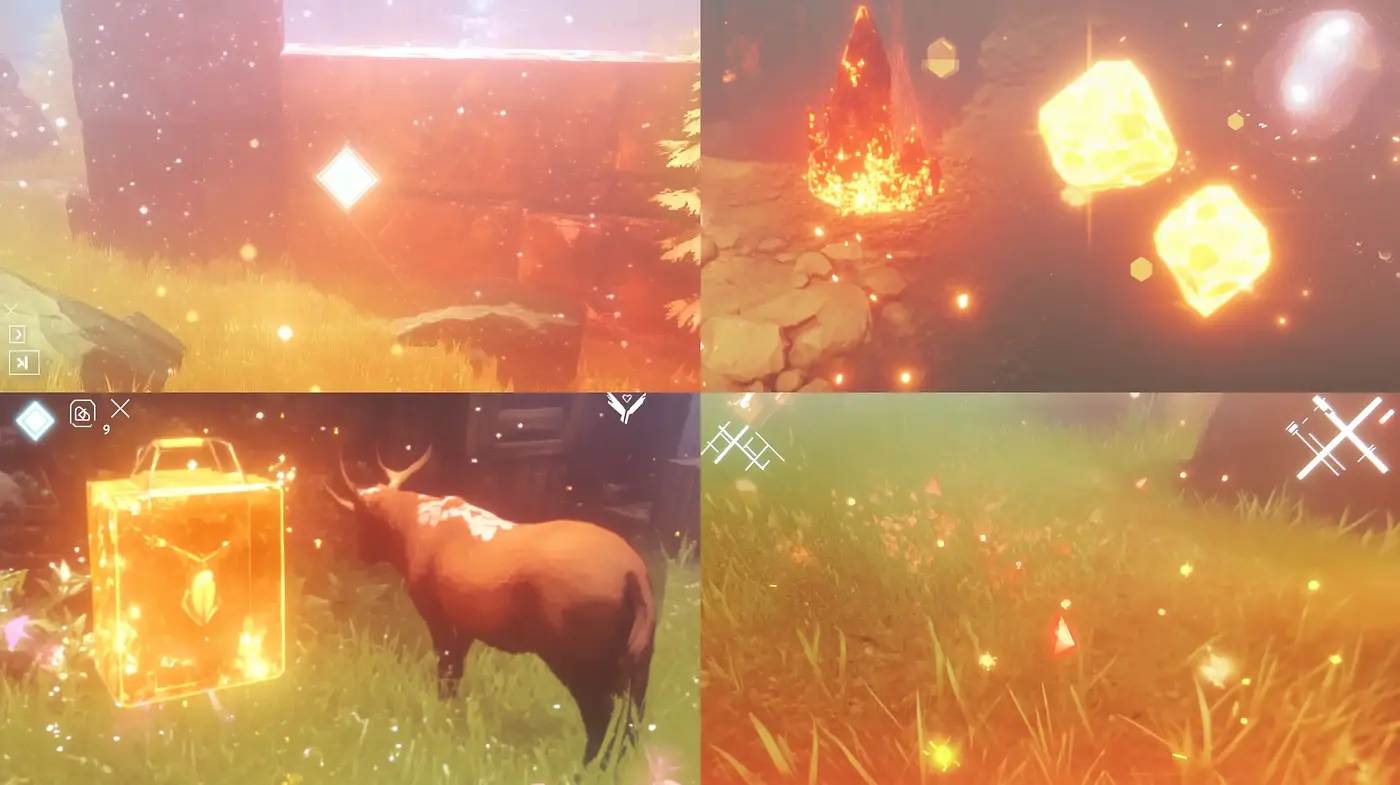 Ethereal Glowing Essence in Warm-Toned Natural Landscapes - Midjourney sref style