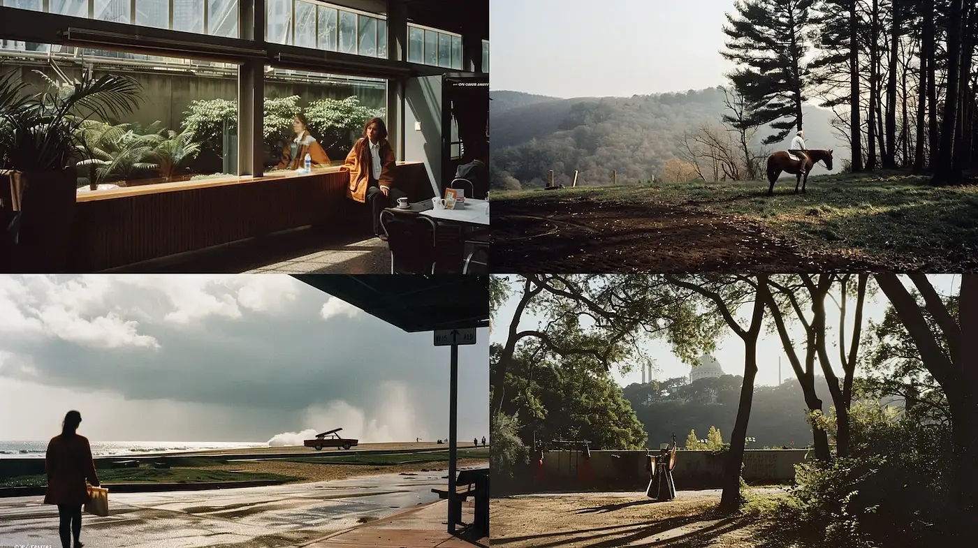 Ethereal and Cinematic Atmosphere with a Nostalgic Touch - Midjourney sref style
