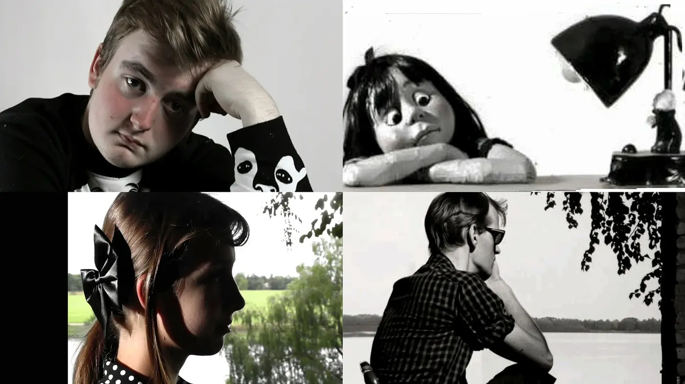Monochromatic Reflections in Contemporary Portraiture - Midjourney sref style