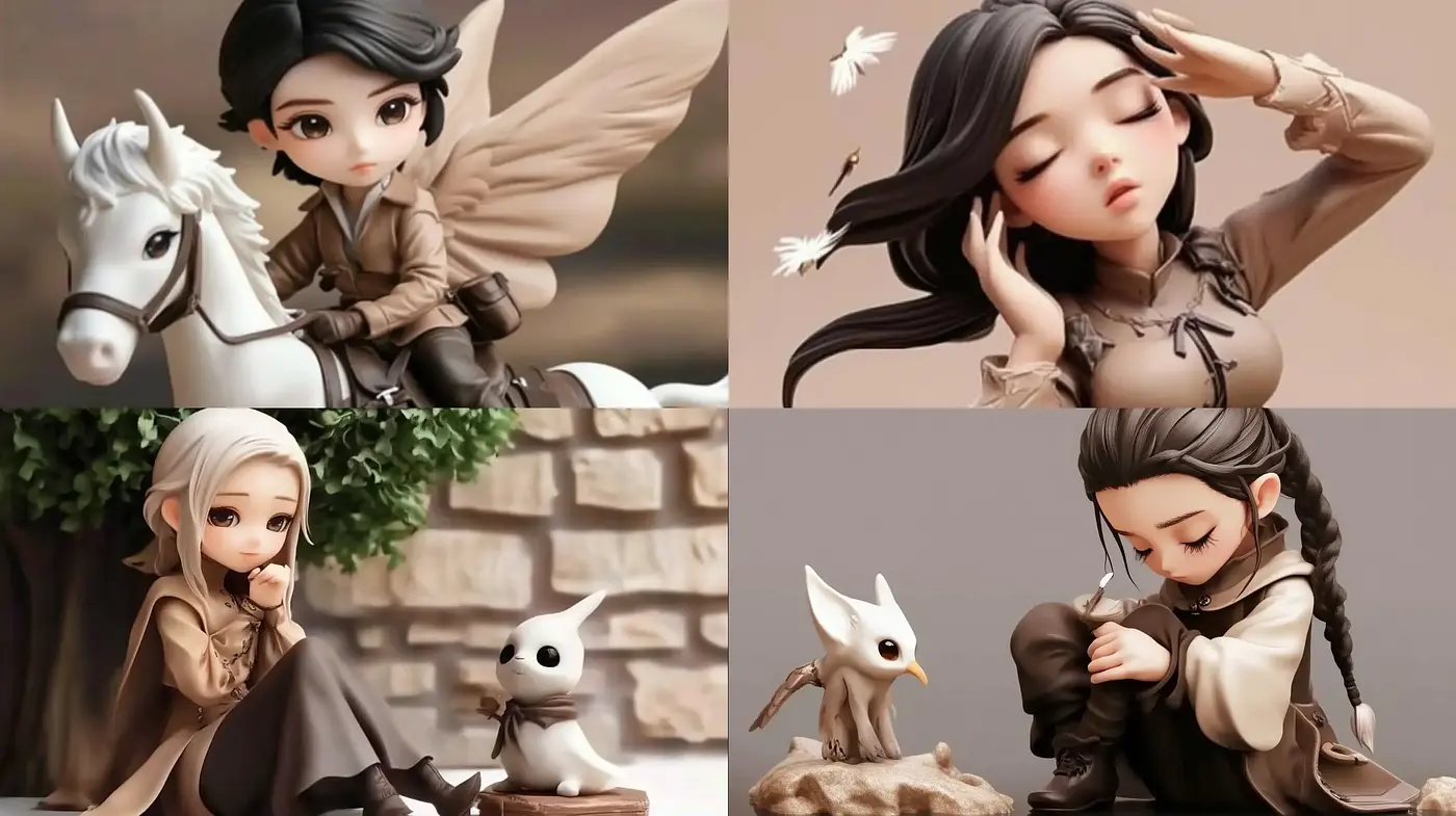 Ethereal Elegance in Monochrome: A Symphony of Muted Tones and Graceful Anime Artistry - Midjourney sref style