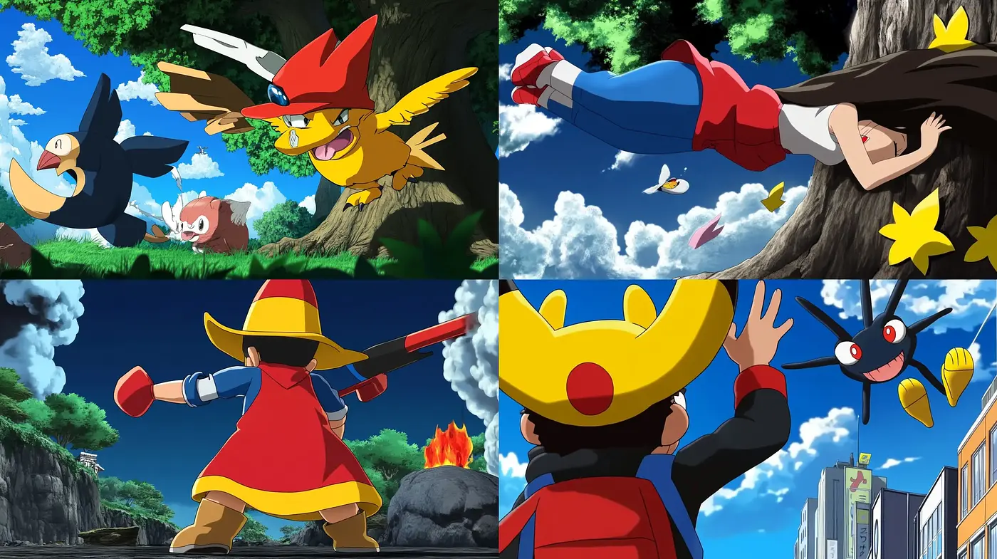 Vibrant Adventure in Animated Expression - Midjourney sref style