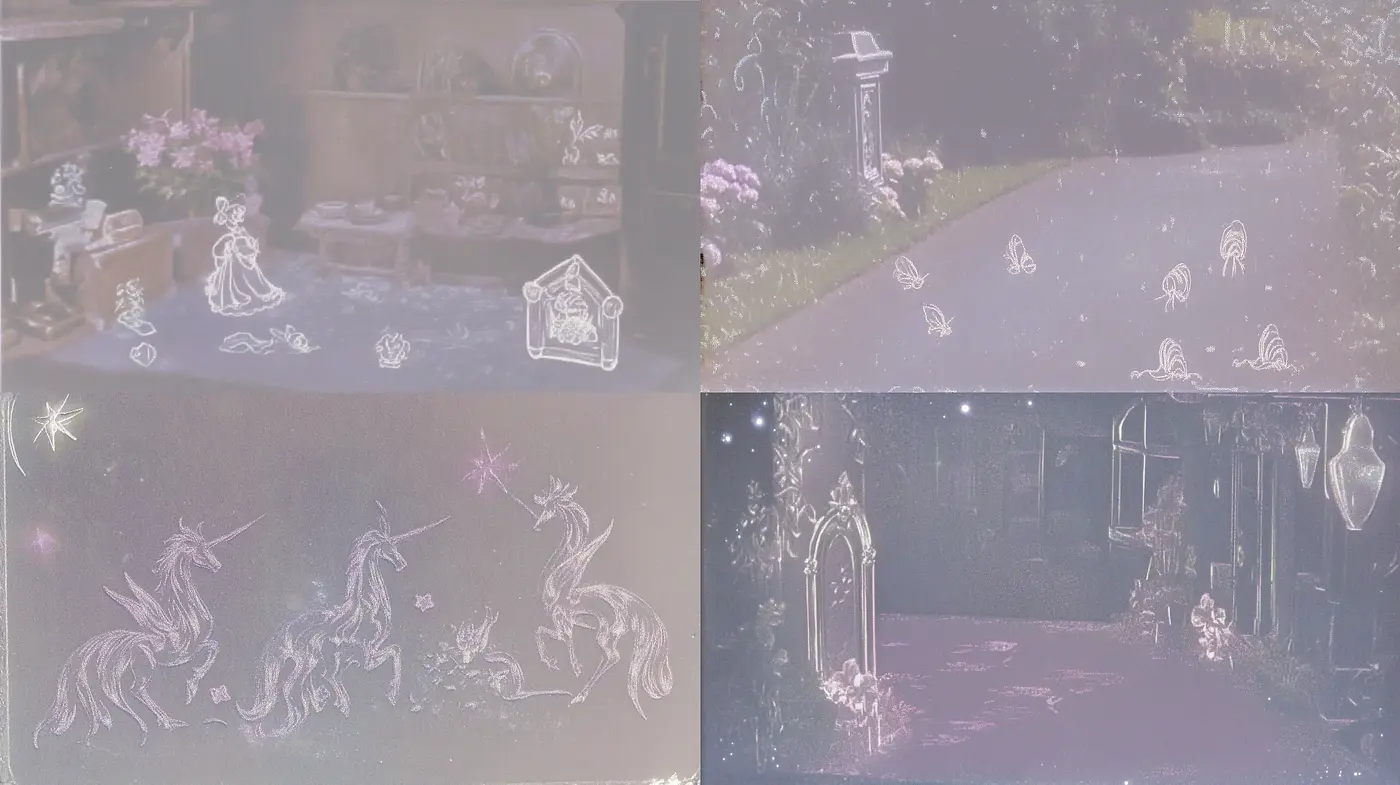 Ethereal Lavender Dreamscape with Whimsical Contours - Midjourney sref style