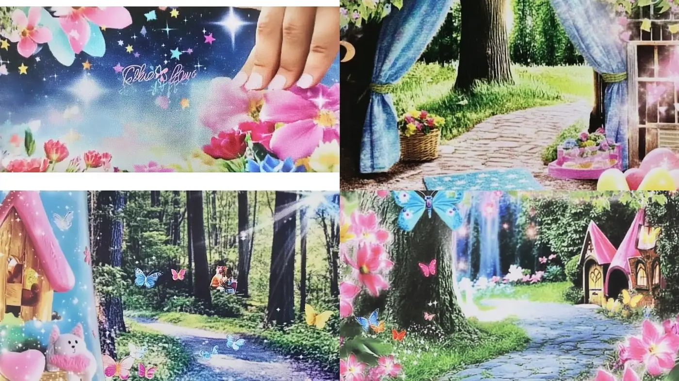 Enchanted Woodland Whimsy: A Consistent Dance of Florals and Fauna in Pastel Dreamscapes - Midjourney sref style