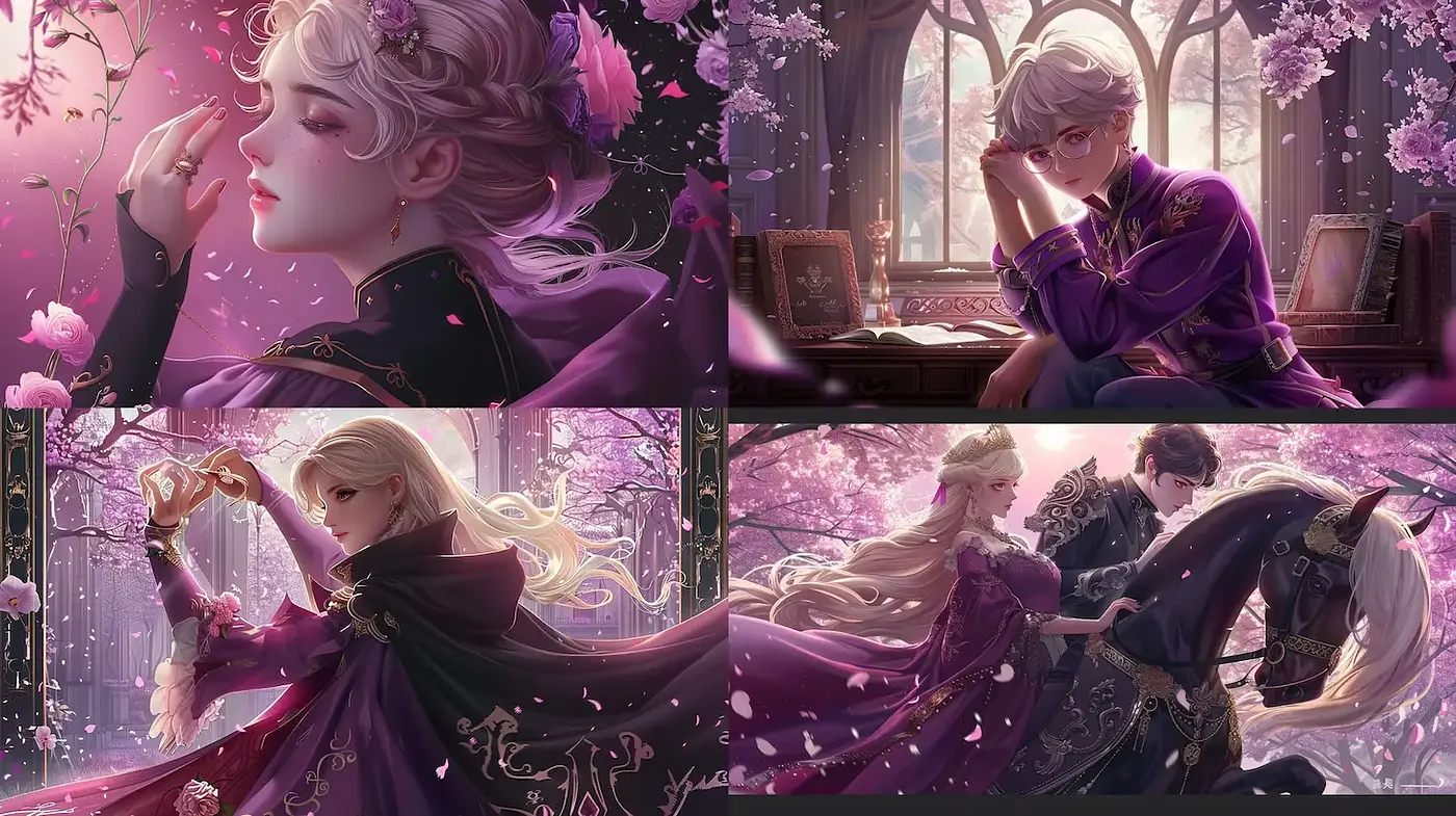 Ethereal Fantasy Art with Romantic and Soft Aesthetic - Midjourney sref style
