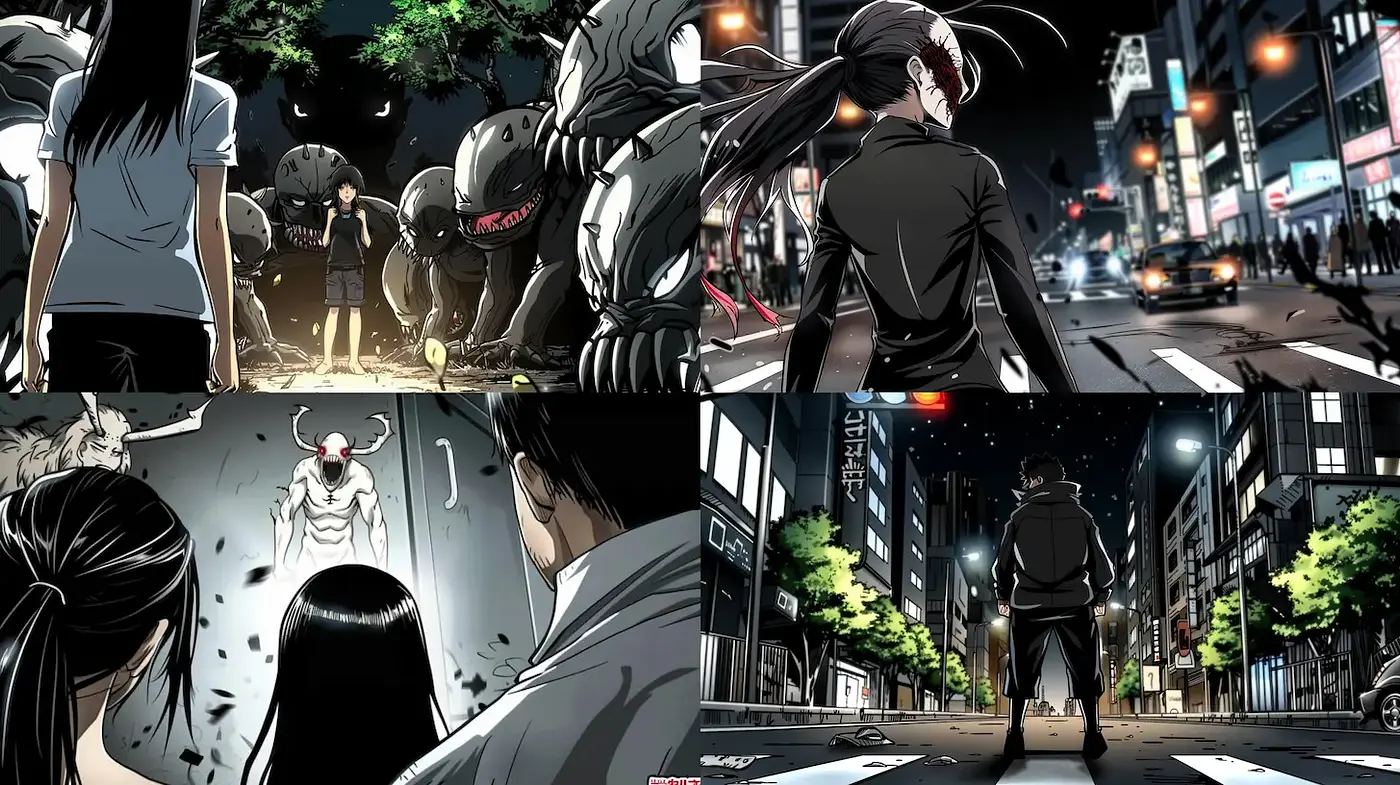 Dynamic and atmospheric urban storytelling through a vivid comic art style - Midjourney sref style
