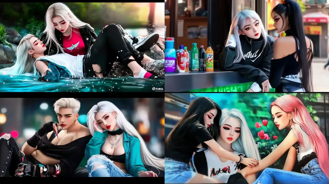 Consistently Stylized Hyper-Realistic Portraits with a Modern Anime Essence - Midjourney sref style