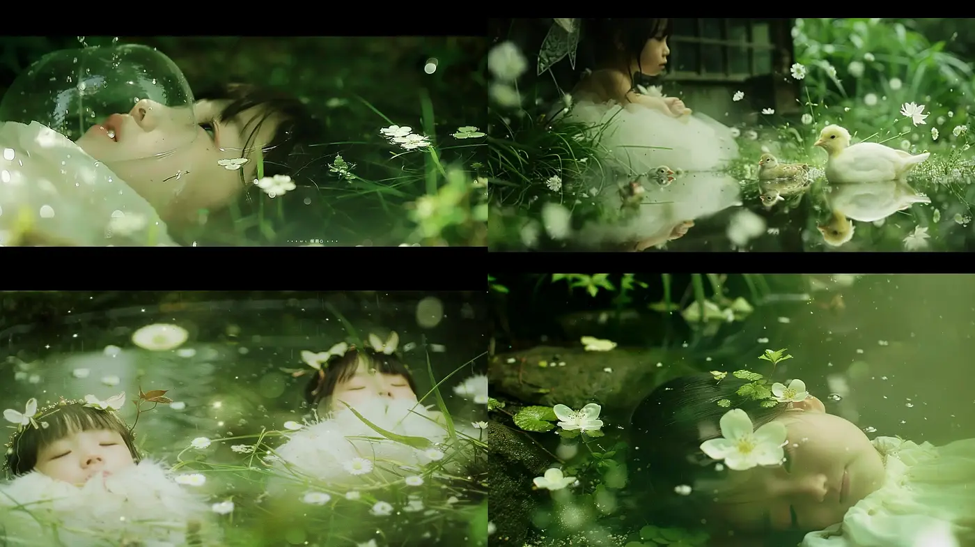 Enchanted Greenery: A Whimsical Fusion of Nature and Dreamlike Serenity - Midjourney sref style
