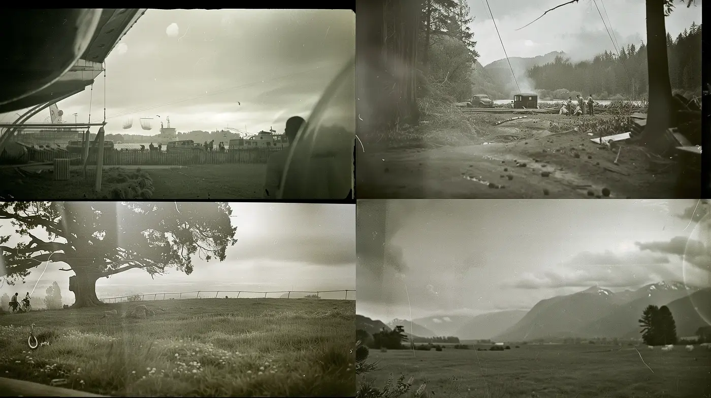 Monochromatic Serenity: A Cinematic Fusion of Calm and Desolation - Midjourney sref style