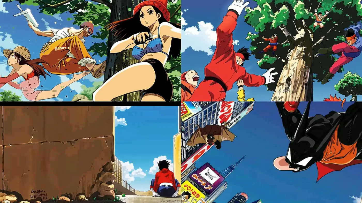 Dynamic Anime-Inspired Illustrative Harmony - Midjourney sref style
