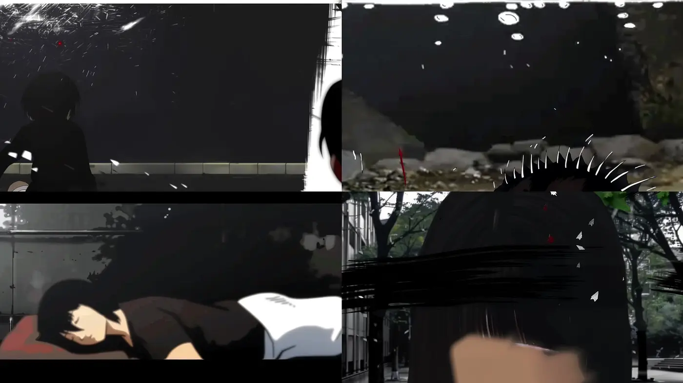 Ethereal Noir Fusion: Silhouetted Figures and Monochrome Mystery - Midjourney sref style