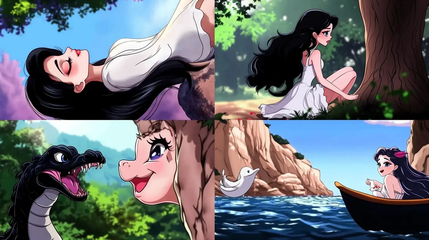 Enchanted Tales: A Vividly Animated Storybook Journey - Midjourney sref style