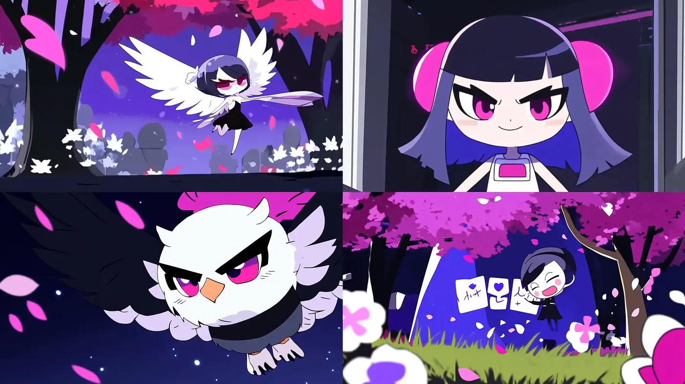 Enigmatic Twilight Manga: A Harmonized Blend of Vibrant Colors and Dynamic Anime Influences - Midjourney sref style