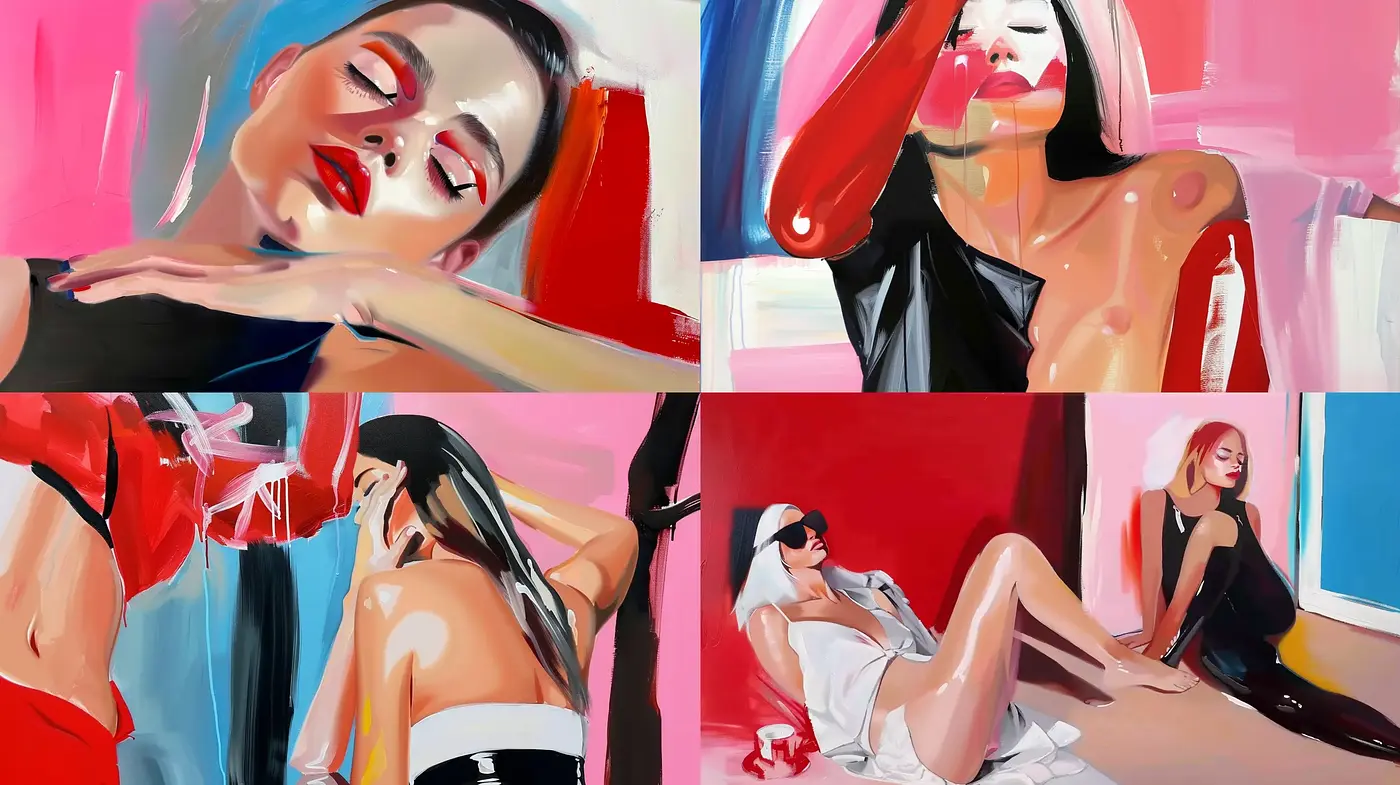 Vibrant Expressionist Reverie in Bold Strokes - Midjourney sref style