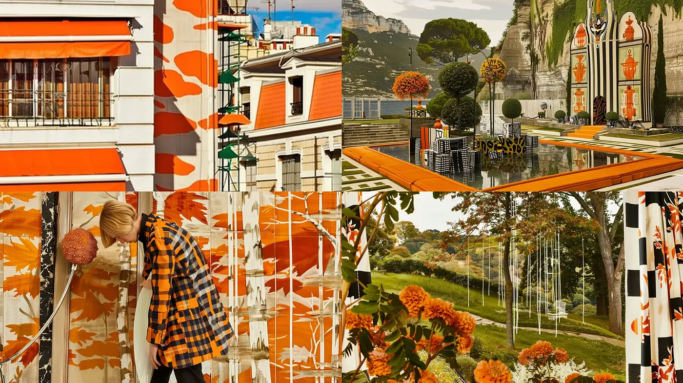 Autumnal Elegance: A Harmonious Blend of Photographic Realism and Illustrative Flourishes - Midjourney sref style