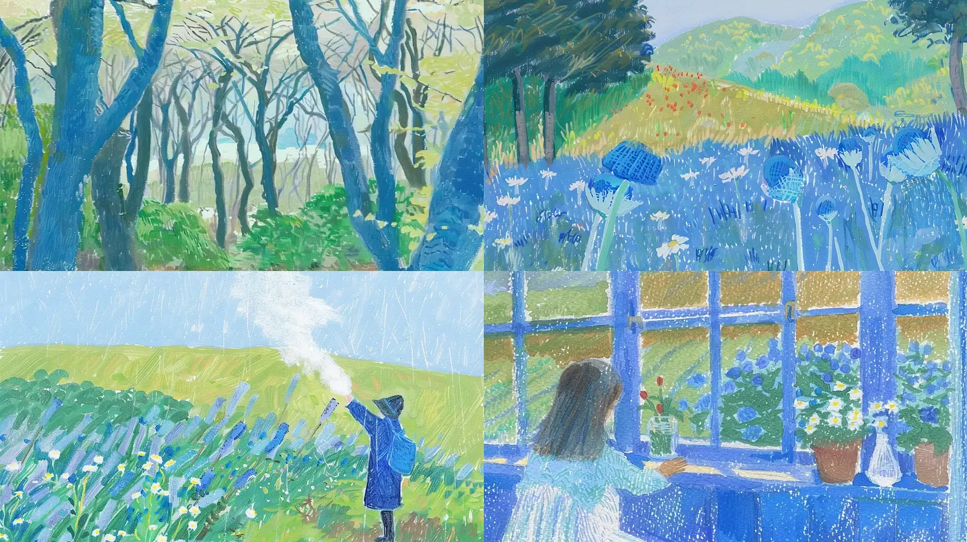 Whispering Hues of Impressionist Bliss - Midjourney sref style