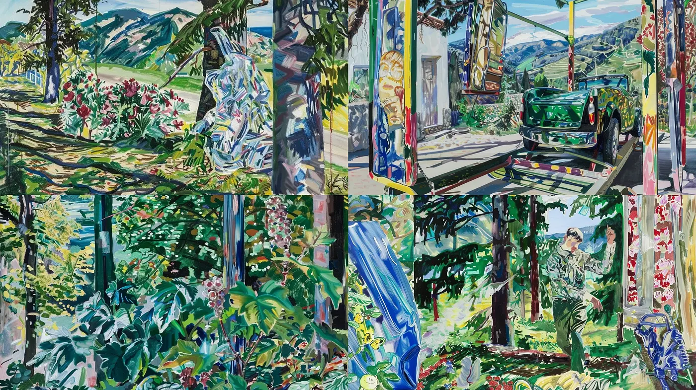 Lush Vivid Brushwork: A Fusion of Fauvist and Expressionist Vivacity - Midjourney sref style
