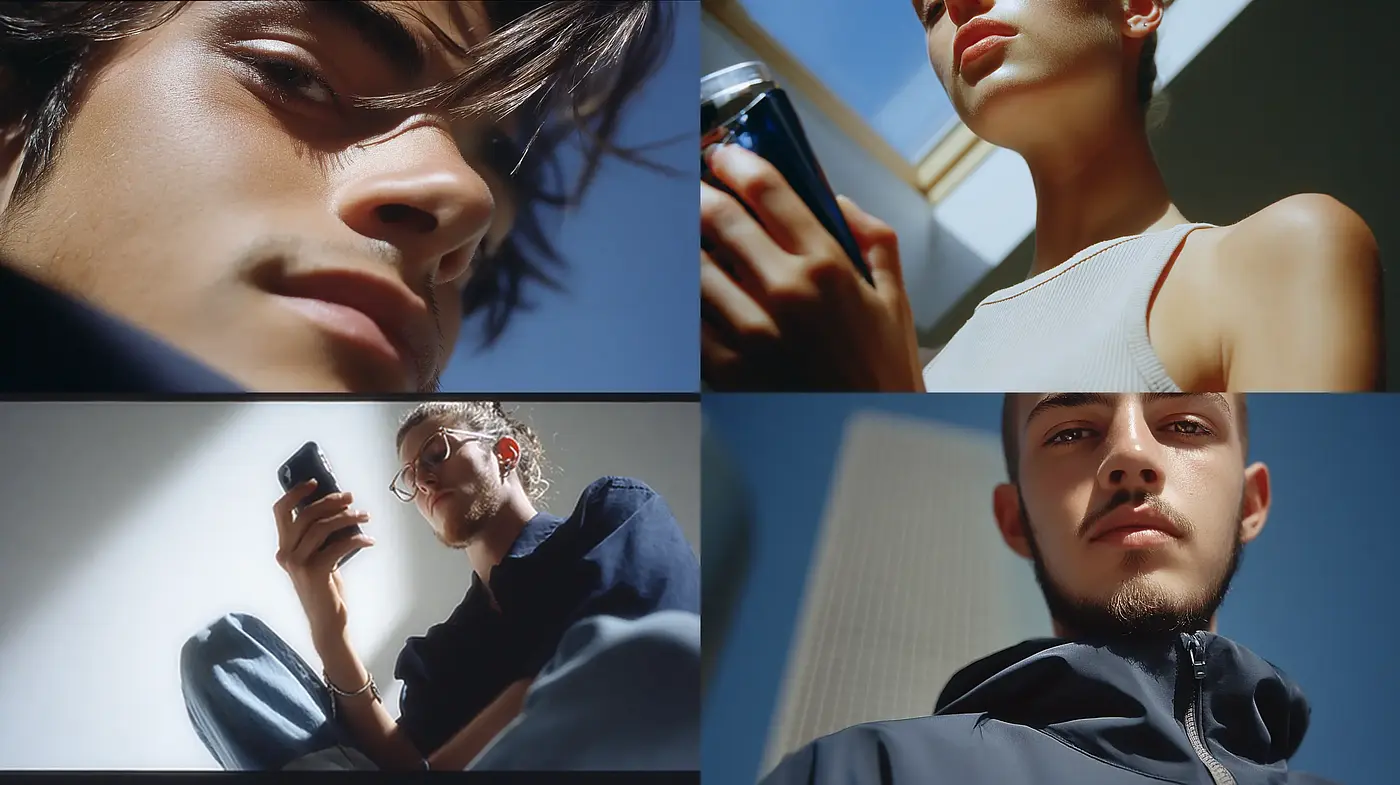 Cinematic Portraiture with a Modern Aesthetic and Nostalgic Undertones - Midjourney sref style