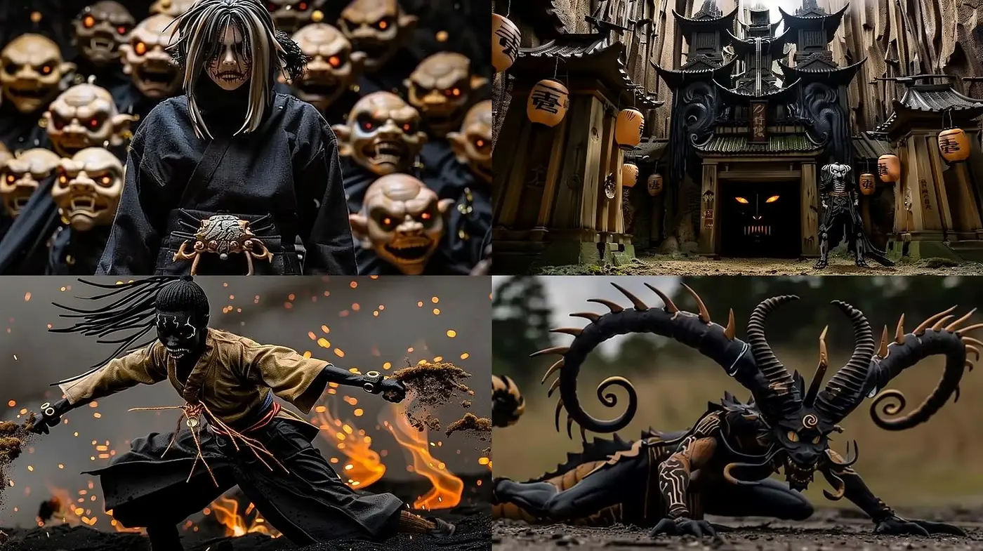 Dark Fantasia: An Ode to Gothic Animation and Surreal Imagery - Midjourney sref style