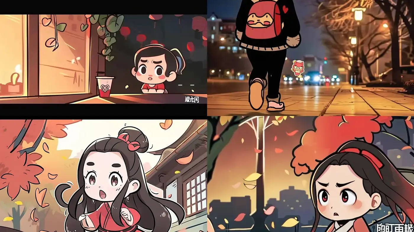Whimsical and Colorful Animation with Nostalgic Elements - Midjourney sref style