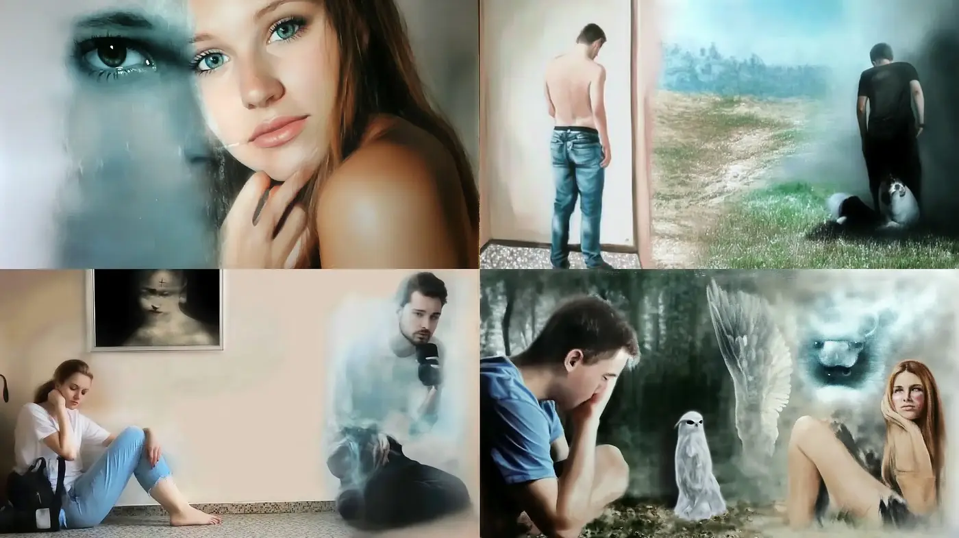 Ethereal Dreamscape Portraits with Surreal Overtones - Midjourney sref style