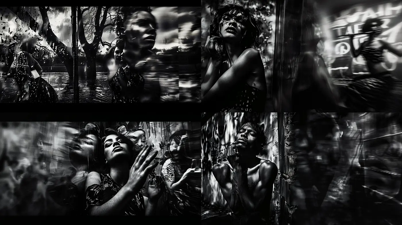 Ethereal Whispers of Monochrome - An Exploration in Fluidity and ...