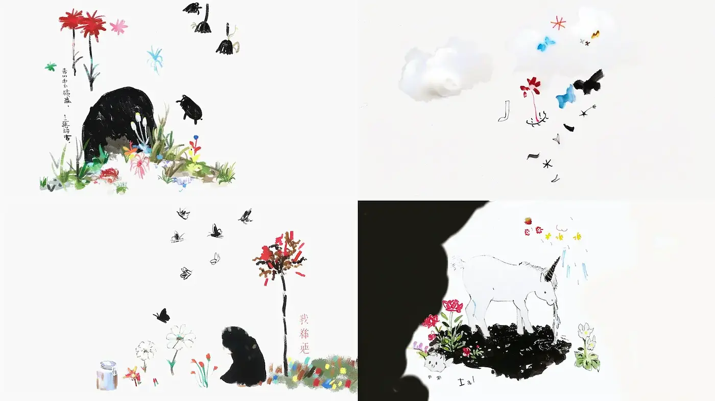 Whimsical and Playful Nature-Inspired Illustration Style - Midjourney sref style