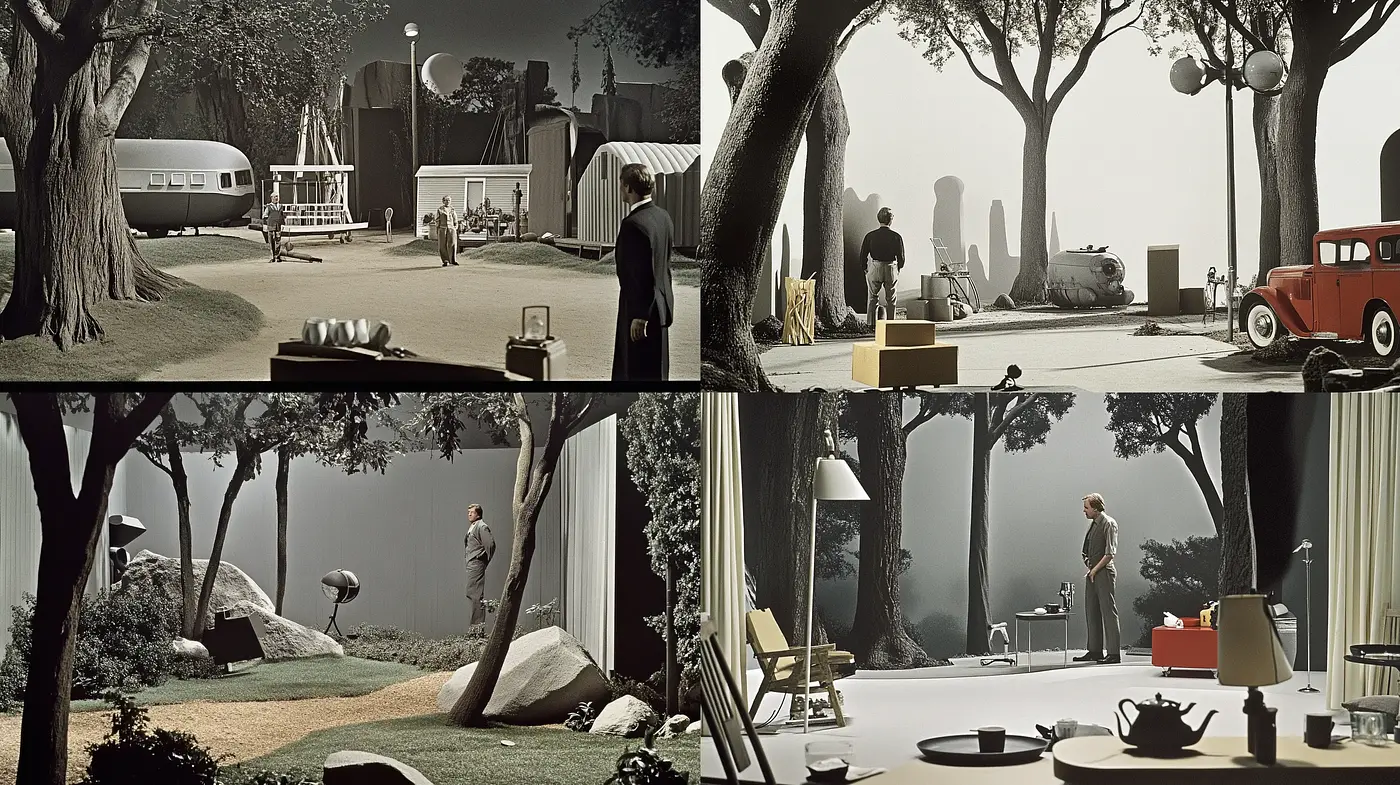 Elegantly Timeless Monochrome Vignettes with a Touch of Sepia - Midjourney sref style