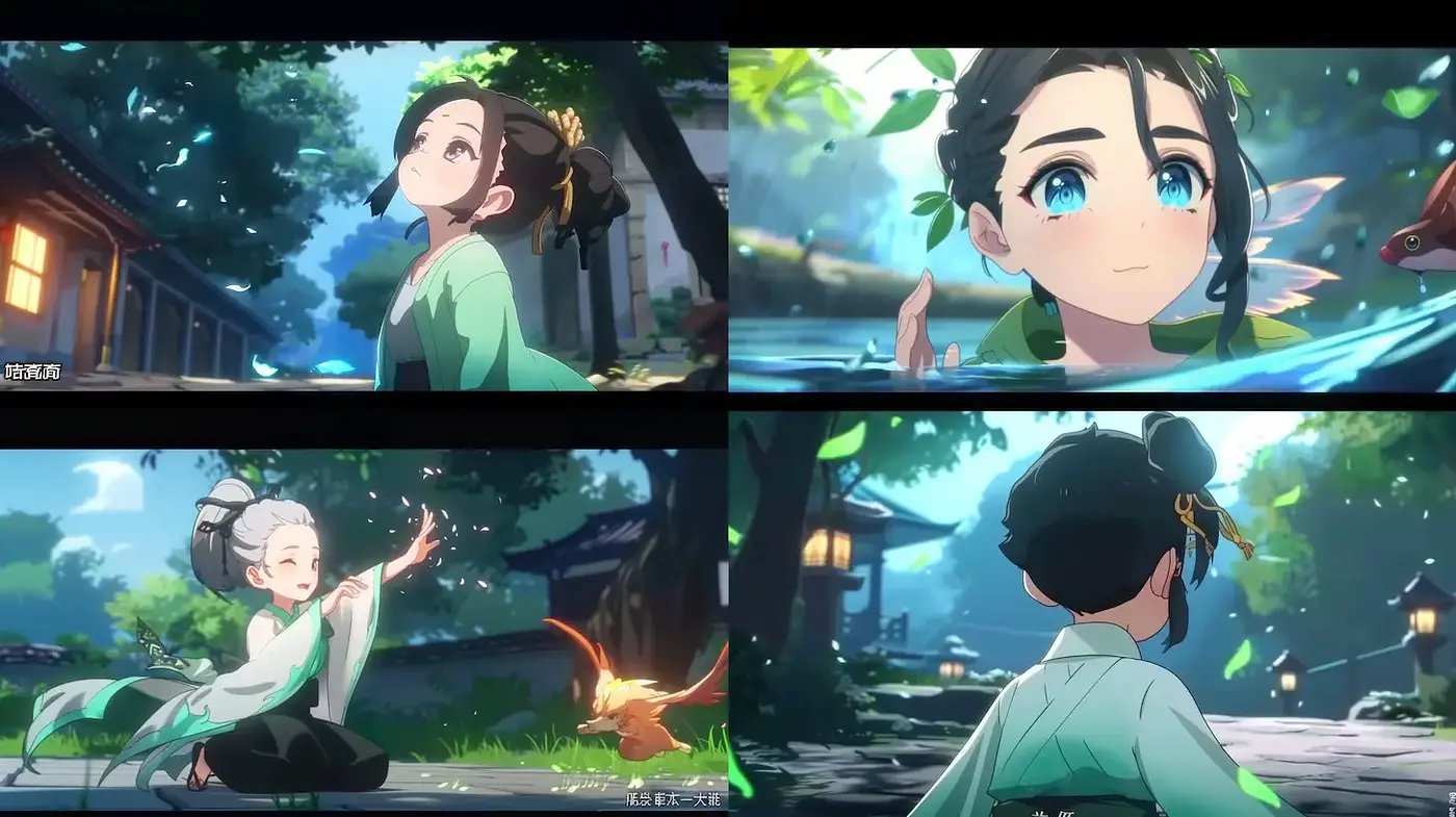 Whimsical Tranquility in Animated East Asian Fantasy - Midjourney sref style