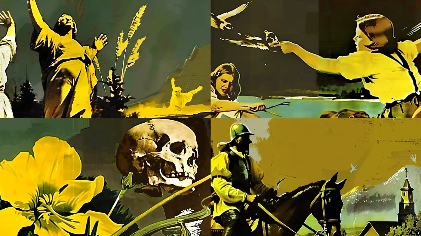 Timeless Sepia-Toned Storybook Imagery - Midjourney sref style