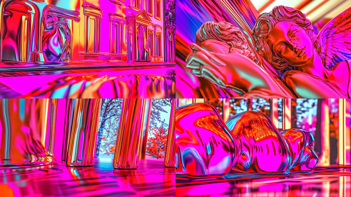 Chromatic Radiance with a Surrealistic Twist - Midjourney sref style