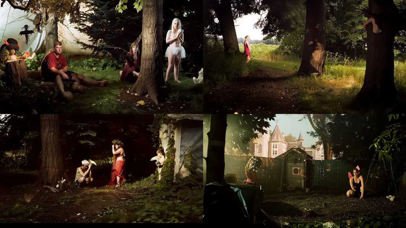 Enchanting Pastoral Tapestry in Cinematic Hues - Midjourney sref style