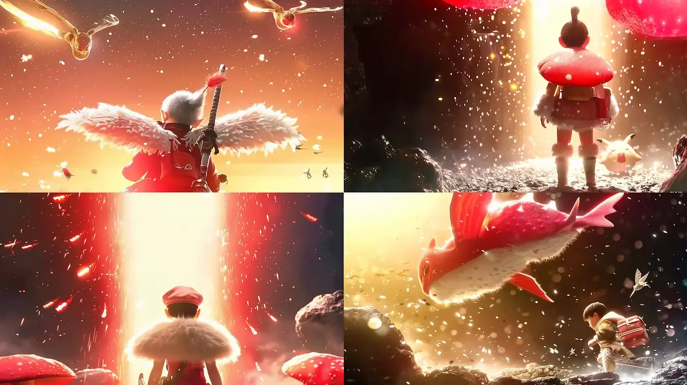 Whimsical Fantasy with Ethereal Lighting and Soft Texturing - Midjourney sref style